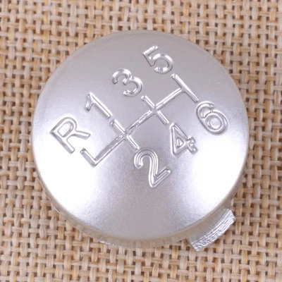Fit for Alfa Romeo Brera Spider 159 6 Speed Gear Knob Cover Cap Silver 55344557 - Image 1 of 3