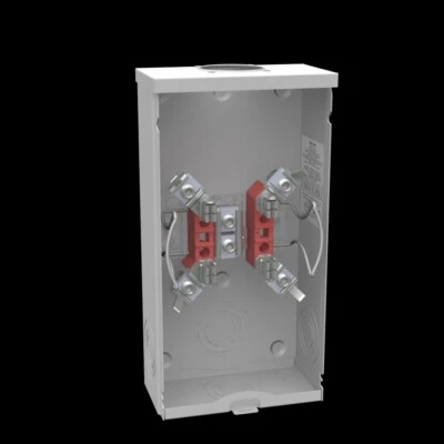 Milbank U7021RLTGKK 200Amp Ringless Ovhd Only Meter Can For AEP With Bypass Horn - Image 1 of 2