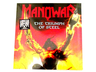 MANOWAR THE TRIUMPH OF STEEL LP 2024 IMPORT BLUE (2) VINYL - Image 1 of 2