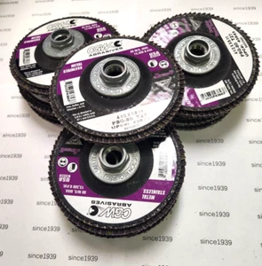 CGW 43843 4-1/2 x 5/8-11 80-Grit T27 Ceramic PSG eXtreme II Flap Disc 10/bx - Picture 1 of 4