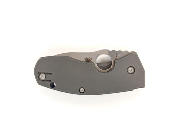 Spyderco Techno - Titanium Handle / XHP Sheepsfoot Blade - C158TIP