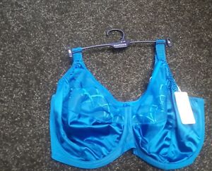 Elomi Cate Bra Full Cup Banded Underwired Bras Lingerie  blue