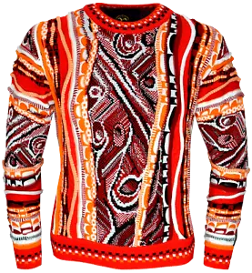 Original Paolo Deluxe® Sweater Modell: "Umberto" in Rot - Bild 1 von 6