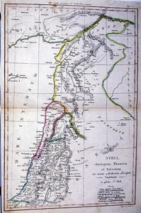 Antique map, T. Mollo, Syria, Coelesyria, Phoenicia et Palaestina - Picture 1 of 1