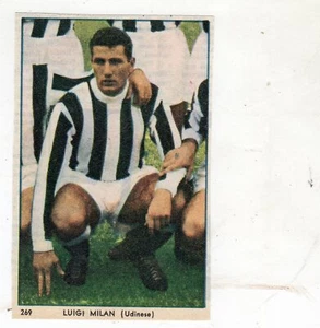 FIGURINA CALCIATORI da ritaglio UDINESE MILAN NR 269 X album s.e.s.s.1959-60 - Picture 1 of 1