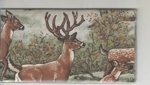 REH BUCK DOE SCHECKBUCH ABDECKUNG STOFFJAGD - Bild 1 von 1