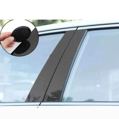 10x Fit For Mazda CX-5 2013-16 Carbon Fiber Pillar Posts Door Window Trim Cover - Изображение 1 из 4