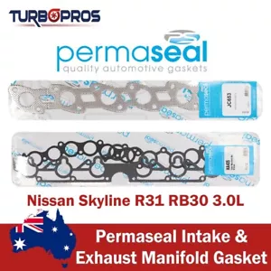 Permaseal Intake&Exhaust Manifold Gasket For Nissan Skyline R31 RB30 3.0L - Bild 1 von 3