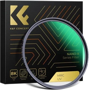 K&F Concept 58mm UV Filter for Camera Lenses, Multi Coated UV Protection - Picture 1 of 8