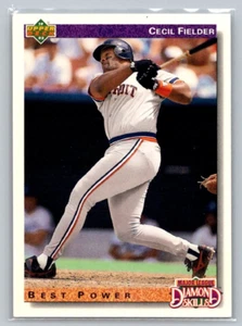 Upper Deck Diamond Skills Best Power Cecil Fielder 1992 #647 - Imagen 1 de 2