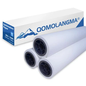 95gsm 36" x 328ft Dye Sublimation Paper for Fabrics Heat Transfer Printing USA - Picture 1 of 15