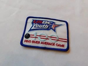 RARE USBC Youth United States Bowling Congress 100 pins over average game patch - Bild 1 von 4