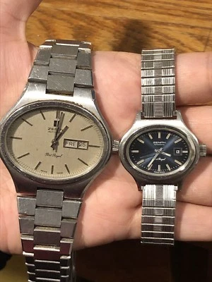 RELOJ AUTOMÁTICO HOMBRE Y MUJER ZENITH PORT ROYAL VINTAGE = FUNCIONA Foto 1 de 4