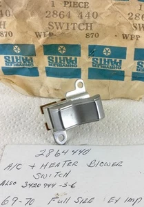 1969 1970 Chrysler Dodge Plymouth NOS MOPAR A/C Heater Blower Switch - Picture 1 of 2