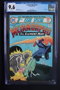 1st Issue Special #3 METAMORPHO returns James Gunn DCU MOVIE 1977 FRADON CGC 9.6 - Picture 1 of 2