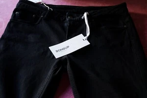 DONDUP SKINNY FIT JEANS DARK SIZE:32 (40-42) STRETCH BLACK - Picture 1 of 11