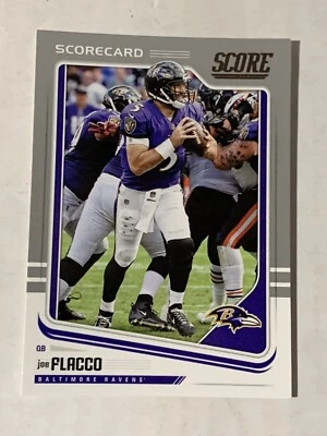 2018 Score Scorecard #23 Joe Flacco Football Card - Image 1 of 2