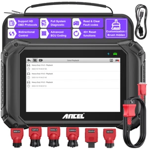 ANCEL V5 HD Heavy Duty Truck ECU Programming All System OBD2 Car Diagnostic Tool - Picture 1 of 12