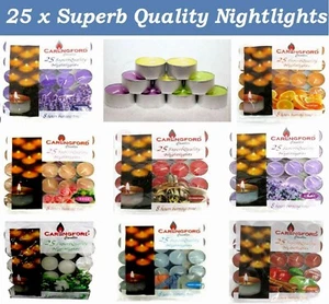 LUCI DA TÈ PROFUMATE CANDELE TEALIGHTS 8 ORE TEMPO DI COMBUSTIONE CONFEZIONE DI QUALITÀ SUPERBA 25 - Foto 1 di 47