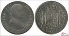 Espagne - Fernando Vii 8 Reals 1818 Jj Mexique / 26,65 Gr. Argent Mbc 561