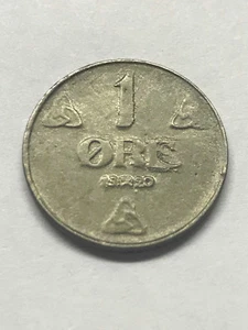 1920 Norway 1 Ore Iron Unc+ #13017 - Picture 1 of 2