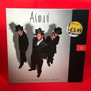 ASWAD Beauty's Only Skin Deep 1989 UK 3-track 12" vinyl single. Mango original - Picture 1 of 5