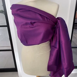 Mauve Taffeta Brand New Ladies Evening Shawl/Wrap - TF2 - Picture 1 of 4