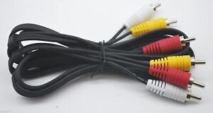 RCA 6 FT Audio/Video Composite Cable DVD/VCR/SAT Yellow/White/RED CONNECTORS