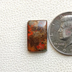 Natural multi color moroccan seam agate cabochon seam agate gemstone R12945 AU - Picture 1 of 5