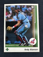 1989 Upper Deck Andy Allanson Anaheim Show "SAMPLE NOT FOR RESALE" Card 