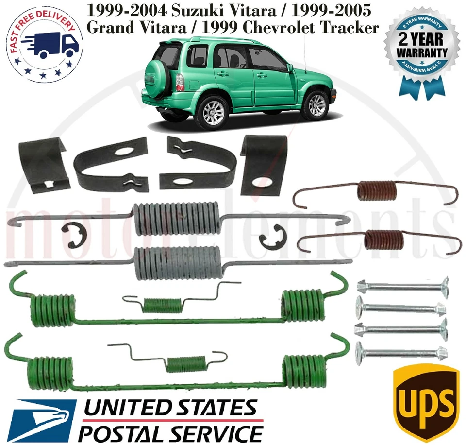 Carlson 后鼓制动硬件套件适用于 1999 - 2005 年铃木 / 99 雪佛兰跟踪器 — 第 1/4 张图片