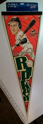 Banderín Cal Ripken Jr. - 30x12 - MLB - Orioles de Baltimore - Nuevo de colección raro 1996 Foto 1 de 4