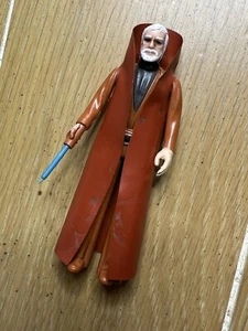 Ben Obi-Wan Kenobi 1977 capelli grigi vintage Star Wars completo al 100% - Foto 1 di 7