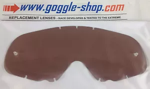 GOGGLE-SHOP REPLACEMENT LENS for OAKLEY CROWBAR MOTOCROSS MX GOGGLES DARK SMOKE - Picture 1 of 1