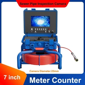 Pipe Inspection Camera Drain Sewer Pipeline Video Industrial 23mm Meter Counter - Picture 1 of 20