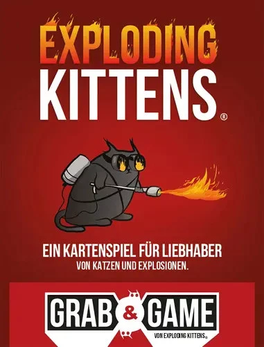 Kartenspiel Exploding Kittens: Grab & Game (Exploding Kittens Inc.) NEU/OVP - Bild 1 von 4