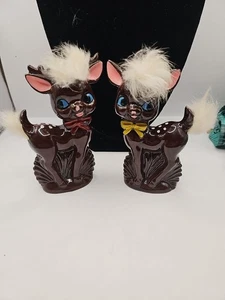 Furry Bambi Salt'N Pfefferstreuer Set. Commodore Japan MFG Corp - Bild 1 von 12