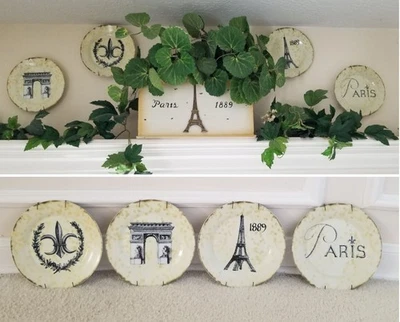 Country French~Granja~Decorativo~Madera~Caja~Juego de platos París Foto 1 de 4