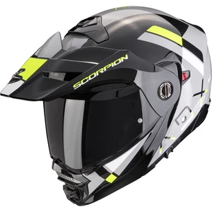 Motorrad Helm XL - Scorpion ADX 2 Galane Klapphelm - grau-schwarz-fluogelb - Bild 1 von 3