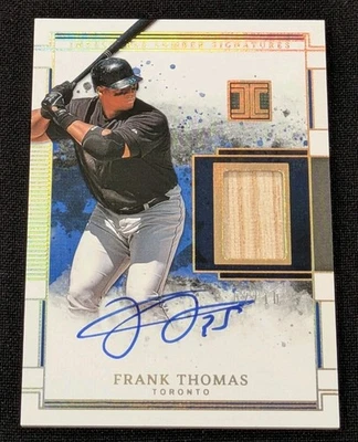 Panini Impeccable Lumber Signature Frank Thomas 2025/10 Gold Game usado murciélago automático Foto 1 de 4