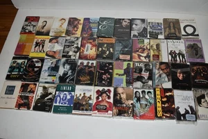CASSETTES VINTAGE LOT OF 44- 80'S/90'S ROCK  POP SINGLES- MOST NEW  (YGF41) - Imagen 1 de 4