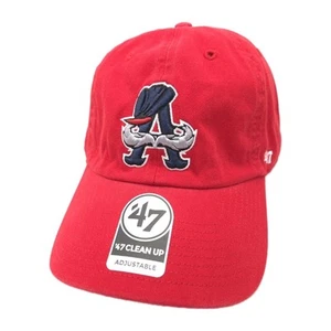 Auburn Doubledays Rare Mustache MiLB Minor League 47 Strapback Hat Cap NEW Tags - Picture 1 of 5