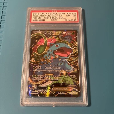 2016 Pokemon XY Red Blue Collection Venusaur EX BSP Promo #XY123 PSA 8 [VAULTED] - Image 1 of 4