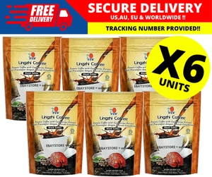DXN Lingzhi Black Coffee Ganoderma Reishi Instant Classic Cafe (CONFEZIONE DA 6) - Foto 1 di 13