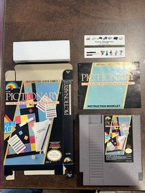 Pictionary Nintendo NES Complete CIB - Excellent!!