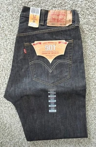 Neu mit Etikett Vintage Levi's 501 Herrenjeans 38/30 gerades Bein Knopfleiste hergestellt in Mexiko - Bild 1 von 14