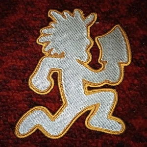 RIESIGER 5" HATCHETMAN PATCH GOLD NEUWERTIG UNBENUTZT ICP INSANE CLOWN POSSE - Bild 1 von 1