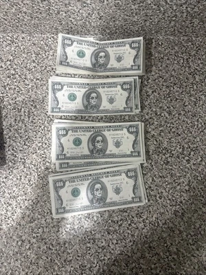Pack Of 5 Ghost Dollars Foto 1 de 4