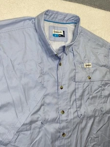 Magellan Mens 2XL Gingham Fish Gear Fishing Shirt Mag Wick Vented Lightweight - Picture 1 of 11