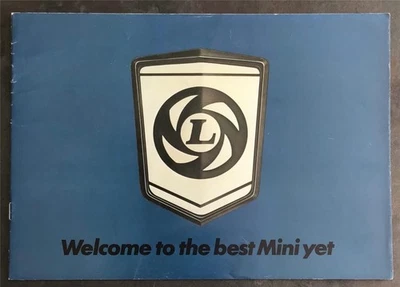 MINI Car Range Sales Brochure AUG 1978 #3285/D  850 1000 Clubman ESTATE 1275GT - Image 1 of 4